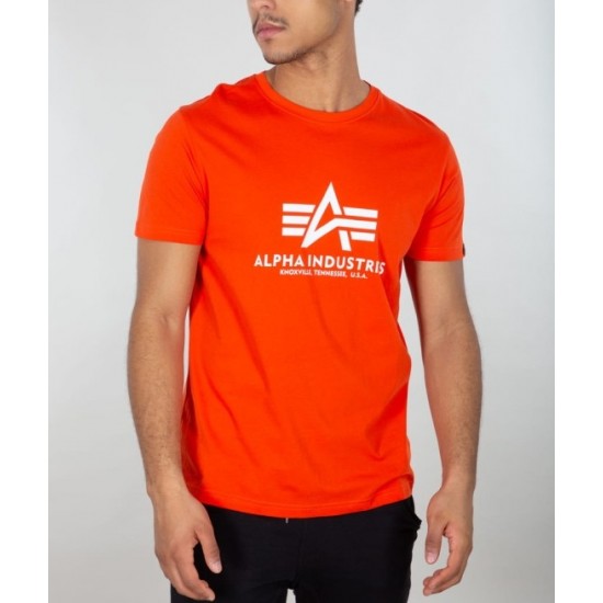 ALPHA IND. BASIC T-SHIRT Boost Orange ALPHA IND. BASIC T-SHIRT Boost Orange