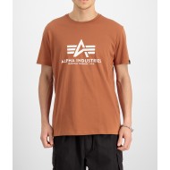 ALPHA IND. BASIC T-SHIRT Hazel Brown