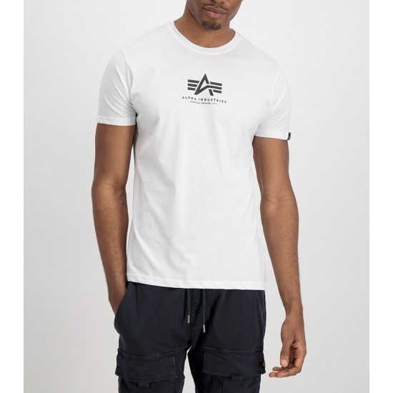 ALPHA IND. BASIC T-SHIRT ML White