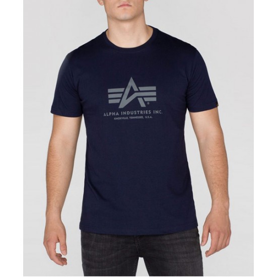ALPHA IND. BASIC T-SHIRT Rep. Blue