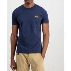 ALPHA IND. BASIC T-SHIRT SMALL LOGO New Navy