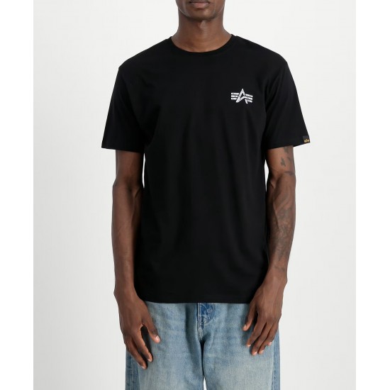 ALPHA IND. SIGNATURE BACK PRINT T-SHIRT Black ALPHA IND. SIGNATURE BACK PRINT T-SHIRT Black