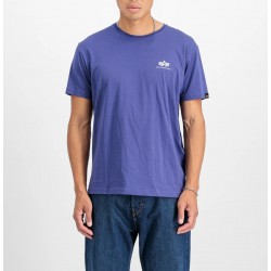 ALPHA IND. BACKPRINT T T-SHIRT Camo Night Purple