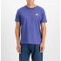 ALPHA IND. BACKPRINT T T-SHIRT Camo Night Purple
