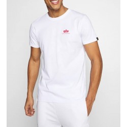 ALPHA IND. BACKPRINT T T-SHIRT White/Speed Red
