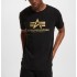 ALPHA IND. BASIC T CARBON Black/Gold