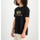 ALPHA IND. BASIC T CARBON Black/Gold