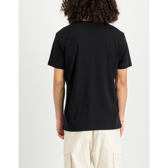 ALPHA IND. BASIC T CARBON Black/Gold