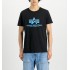 ALPHA IND. BASIC T-SHIRT Black / Blue