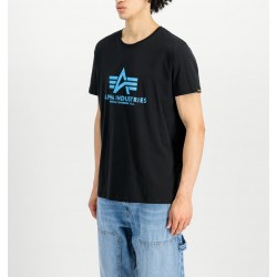 ALPHA IND. BASIC T-SHIRT Black / Blue