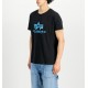 ALPHA IND. BASIC T-SHIRT Black / Blue
