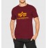 ALPHA IND. BASIC T-SHIRT Burgundy