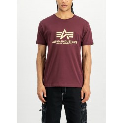 ALPHA IND. BASIC T-SHIRT Dark Cherry