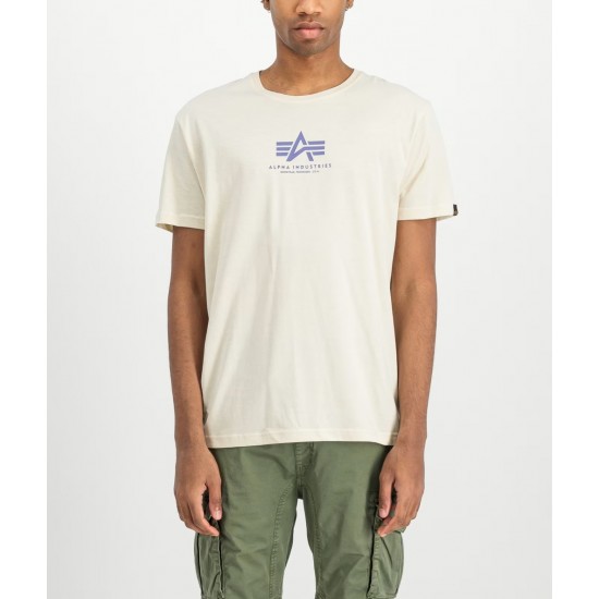 ALPHA IND. BASIC T-SHIRT ML Vintage White