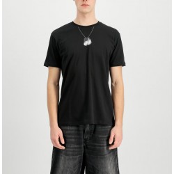 ALPHA IND. DOG-TAG T-SHIRT Black