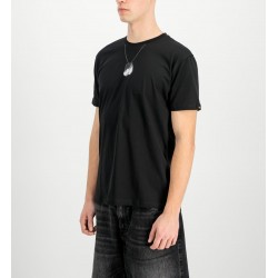 ALPHA IND. DOG-TAG T-SHIRT Black