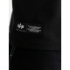 ALPHA IND. LABEL BACKPRINT T-SHIRT Black