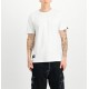 ALPHA IND. LABEL BACKPRINT T-SHIRT White