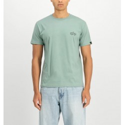 ALPHA IND. SIGNATURE BACK PRINT T-SHIRT Frost Green