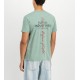 ALPHA IND. SIGNATURE BACK PRINT T-SHIRT Frost Green