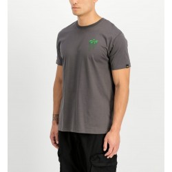 ALPHA IND. SPRAY PRINT T-SHIRT Vintage Grey