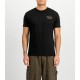 ALPHA IND. TONAL LOGO PRINT T-SHIRT Black