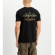 ALPHA IND. TONAL LOGO PRINT T-SHIRT Black