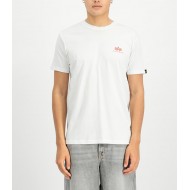 ALPHA IND. BACKPRINT T T-SHIRT White/Speed Red