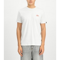 ALPHA IND. BACKPRINT T T-SHIRT White/Speed Red