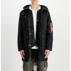 ALPHA IND. JAKNA STUDIO M-51 FISHTAIL BACKPRINT 2u1 Black