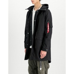 ALPHA IND. JAKNA STUDIO M-51 FISHTAIL BACKPRINT 2u1 Black