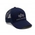 ALPHA IND. BASIC TRUCKER CAP Rep. Blue