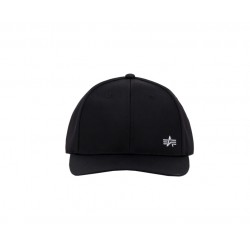 ALPHA IND. METAL LABEL CAP Black/Metalsilver