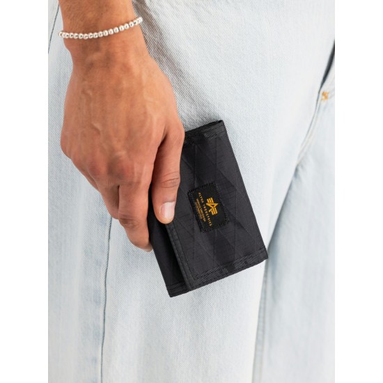 ALPHA IND. COMBAT LABEL WALLET Black ALPHA IND. COMBAT LABEL WALLET Black