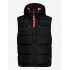 ALPHA IND. PRSLUK HOODED PUFFER VEST FD Black