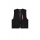 ALPHA IND. PRSLUK MESH UTILITY VEST Black