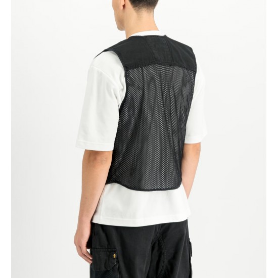 ALPHA IND. PRSLUK MESH UTILITY VEST Black