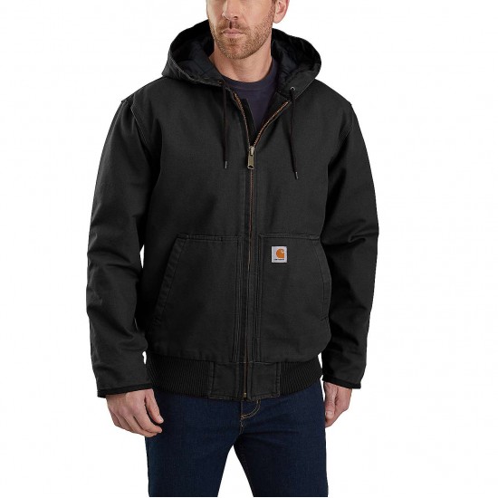 CARHARTT JAKNA DUCK ACTIVE Black