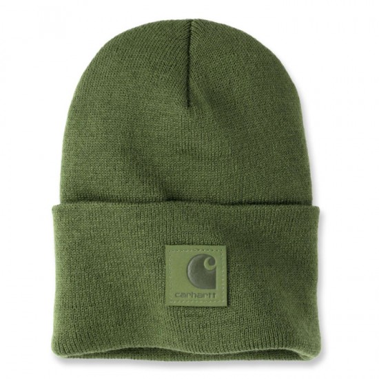 CARHARTT KAPA LABEL WATCH HAT Chive CARHARTT KAPA LABEL WATCH HAT Chive