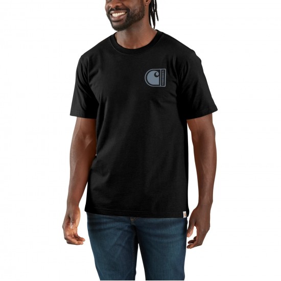 CARHARTT RELAXED FIT C GRAPHIC T-SHIRT Black