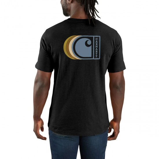 CARHARTT RELAXED FIT C GRAPHIC T-SHIRT Black
