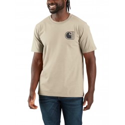 CARHARTT RELAXED FIT C GRAPHIC T-SHIRT Oat Milk