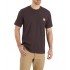 CARHARTT WORKWEAR POCKET SHORT SLEEVE T-SHIRT Dark Sepia