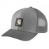 CARHARTT MESH-BACK LOGO PATCH CAP Asphalt