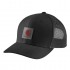 CARHARTT MESH-BACK LOGO PATCH CAP Black