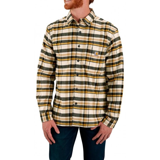 CARHARTT KOŠULJA MIDWEIGHT FLANNEL L/S PLAID SHIRT Malt CARHARTT KOŠULJA MIDWEIGHT FLANNEL L/S PLAID SHIRT Malt