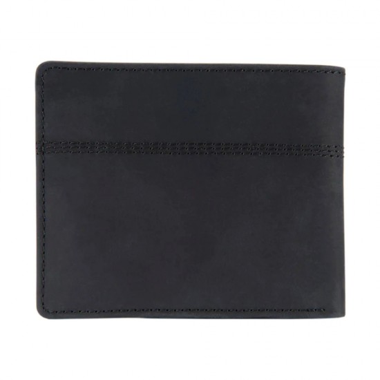 CARHARTT SADDLE LEATHER BIFOLD WALLET Black