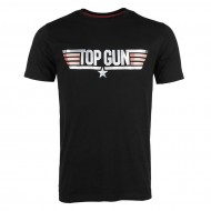 TOP GUN T-SHIRT M.DRUCK 'TOP GUN' Black