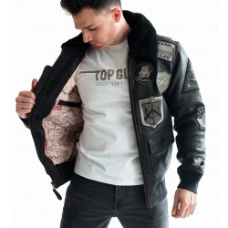 TOP GUN 1 G-1 WITH PATCHES Black