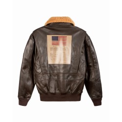 TOP GUN OFFICIAL BOMBER JACKET Brown